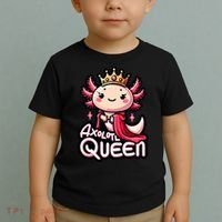 Axolotl Queen  Axolotl Lover Women Axolotl Toddler T-Shirt thumb 2