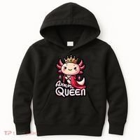 Axolotl Queen  Axolotl Lover Women Axolotl Kids Hoodie thumb 0