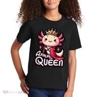 Axolotl Queen  Axolotl Lover Women Axolotl Kids T-Shirt thumb 2