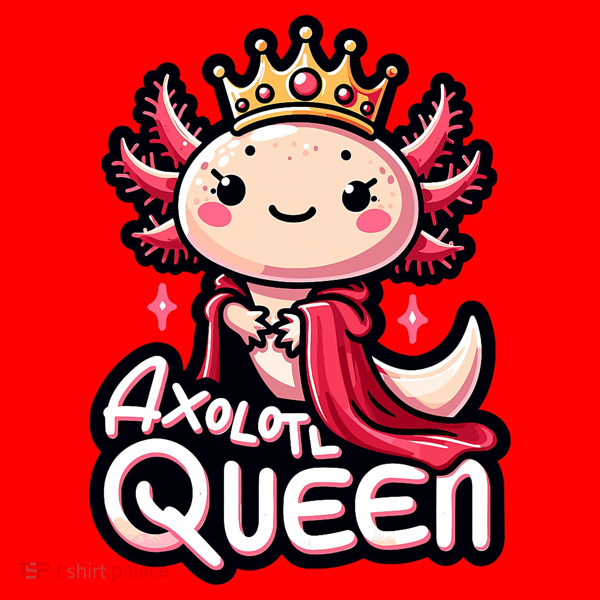 Axolotl Queen  Axolotl Lover Women Axolotl Santa Hat