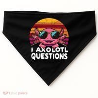 Axolotl Questions Anime Kawaii Axolotl USA-Made Doggie Bandana thumb 0