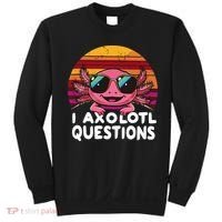 Axolotl Questions Anime Kawaii Axolotl Sweatshirt thumb 0