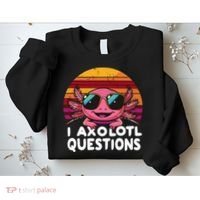 Axolotl Questions Anime Kawaii Axolotl Sweatshirt thumb 2