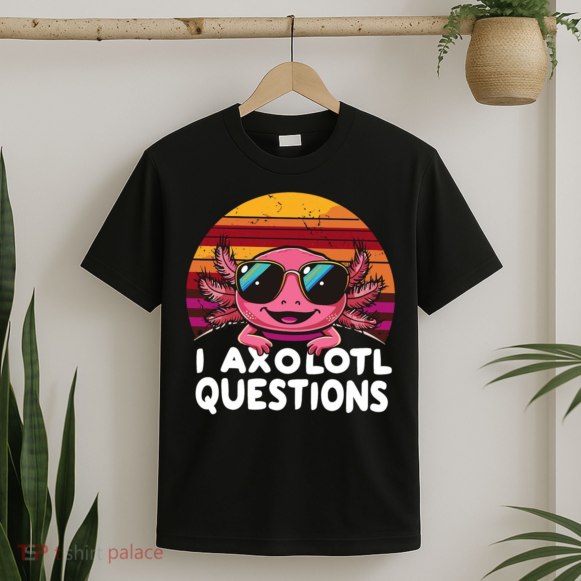 Axolotl Questions Anime Kawaii Axolotl T-Shirt