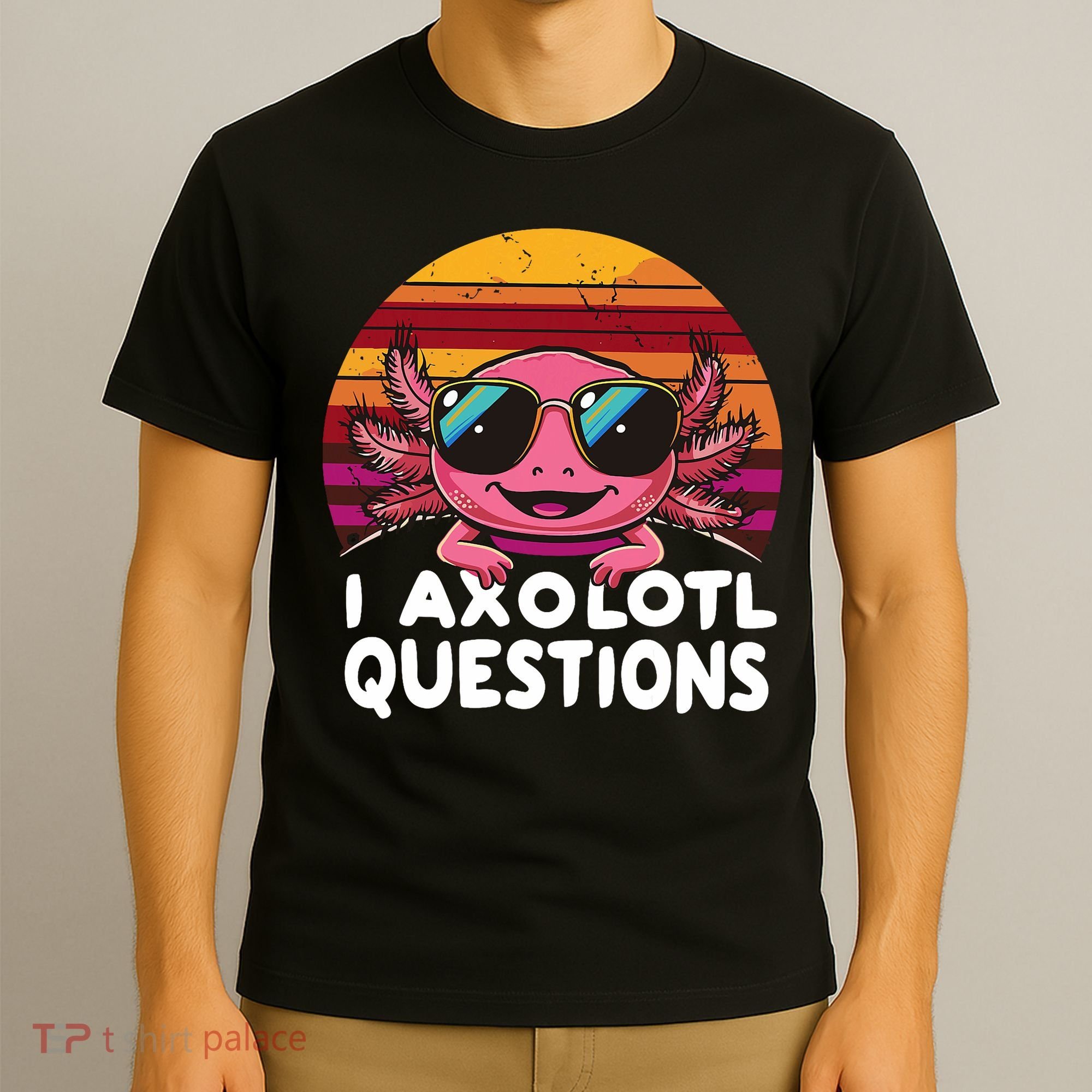 Axolotl Questions Anime Kawaii Axolotl T-Shirt