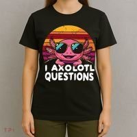 Axolotl Questions Anime Kawaii Axolotl T-Shirt thumb 4