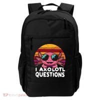 Axolotl Questions Anime Kawaii Axolotl Backpack thumb 0