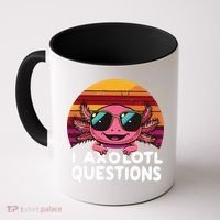 Axolotl Questions Anime Kawaii Axolotl Coffee Mug thumb 0