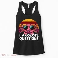 Axolotl Questions Anime Kawaii Axolotl Women's Tank Top thumb 0