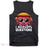 Axolotl Questions Anime Kawaii Axolotl Tank Top thumb 0
