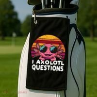 Axolotl Questions Anime Kawaii Axolotl Golf Towel thumb 2