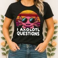 Axolotl Questions Anime Kawaii Axolotl Women's T-Shirt thumb 2