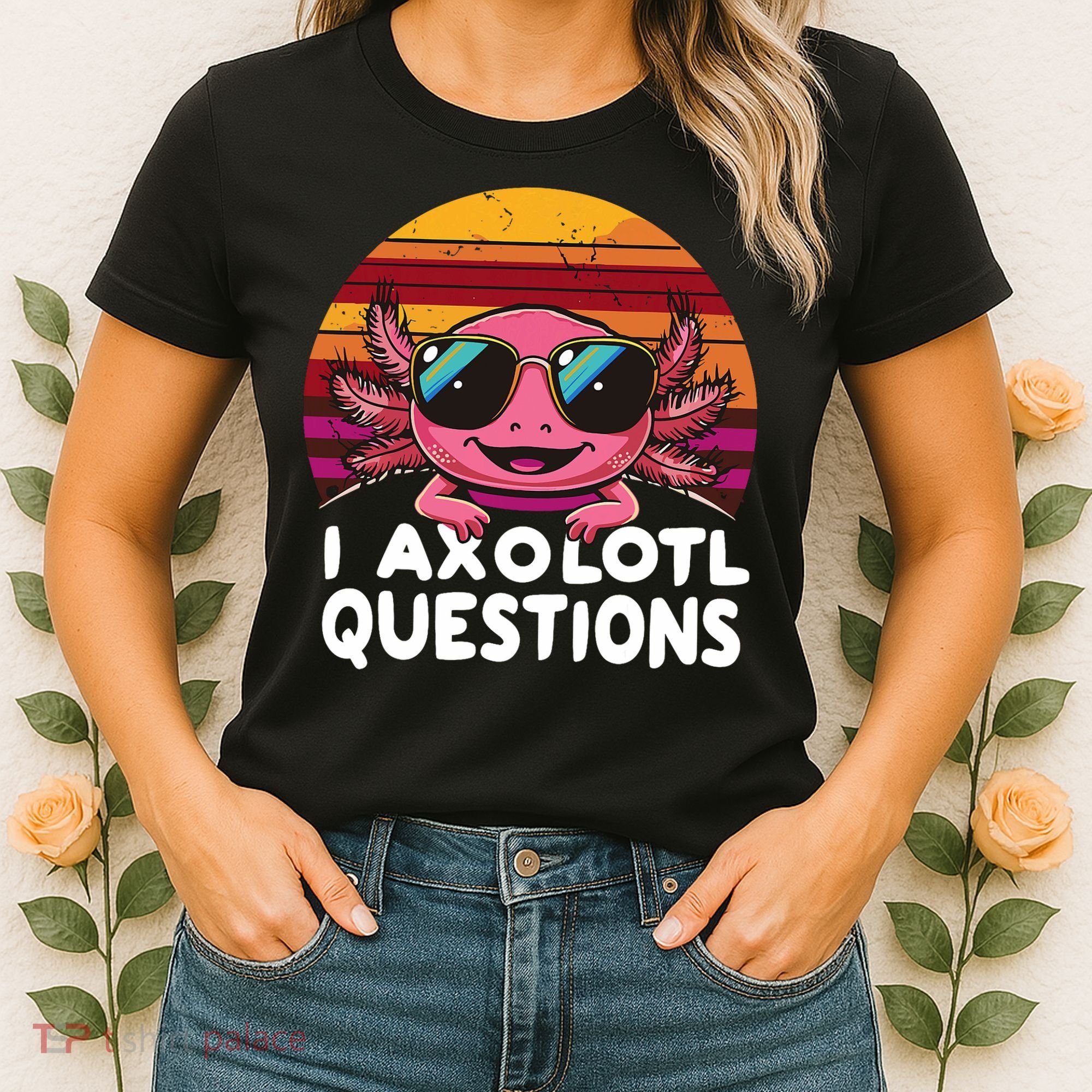 Axolotl Questions Anime Kawaii Axolotl Women's T-Shirt