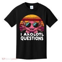 Axolotl Questions Anime Kawaii Axolotl Kids T-Shirt thumb 0