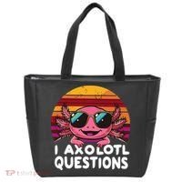 Axolotl Questions Anime Kawaii Axolotl Tote Bag thumb 0