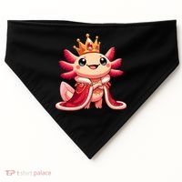 Axolotl Queen Anime Cute Kawaii Axolotl USA-Made Doggie Bandana thumb 0
