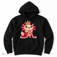 Axolotl Queen Anime Cute Kawaii Axolotl Hoodie thumb 0