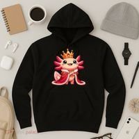 Axolotl Queen Anime Cute Kawaii Axolotl Hoodie thumb 3