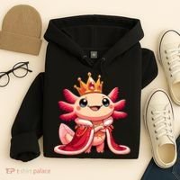 Axolotl Queen Anime Cute Kawaii Axolotl Hoodie thumb 4