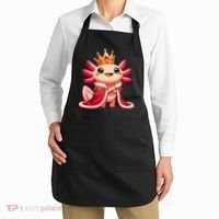 Axolotl Queen Anime Cute Kawaii Axolotl Apron thumb 2
