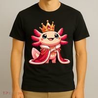 Axolotl Queen Anime Cute Kawaii Axolotl T-Shirt thumb 3
