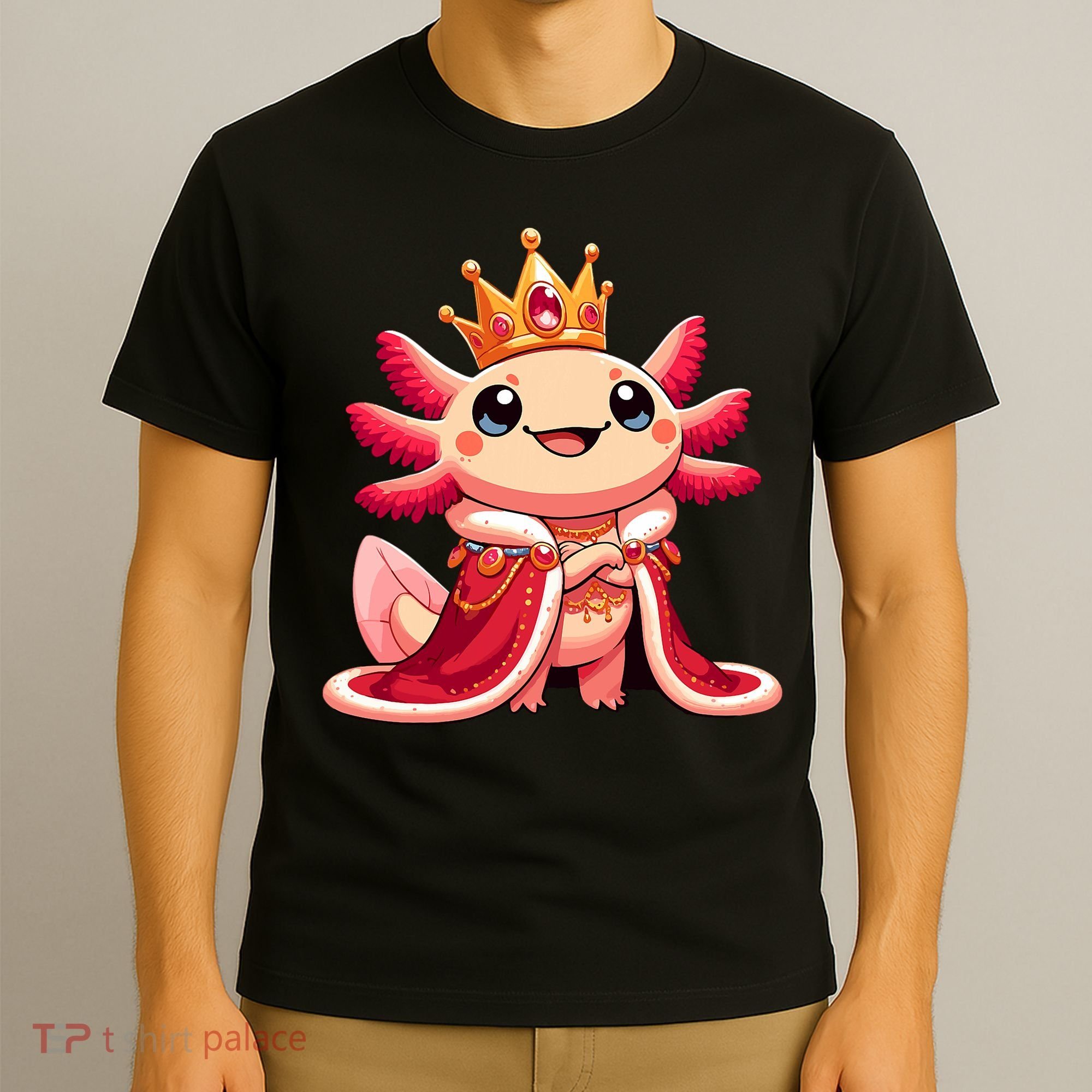 Axolotl Queen Anime Cute Kawaii Axolotl T-Shirt