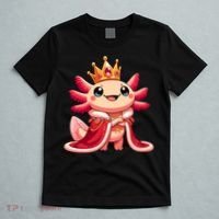 Axolotl Queen Anime Cute Kawaii Axolotl T-Shirt thumb 5