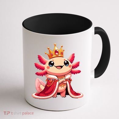 Axolotl Queen Anime Cute Kawaii Axolotl Coffee Mug back