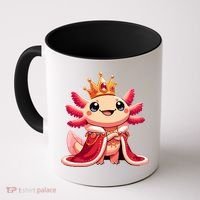 Axolotl Queen Anime Cute Kawaii Axolotl Coffee Mug thumb 0
