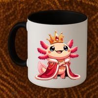 Axolotl Queen Anime Cute Kawaii Axolotl Coffee Mug thumb 2