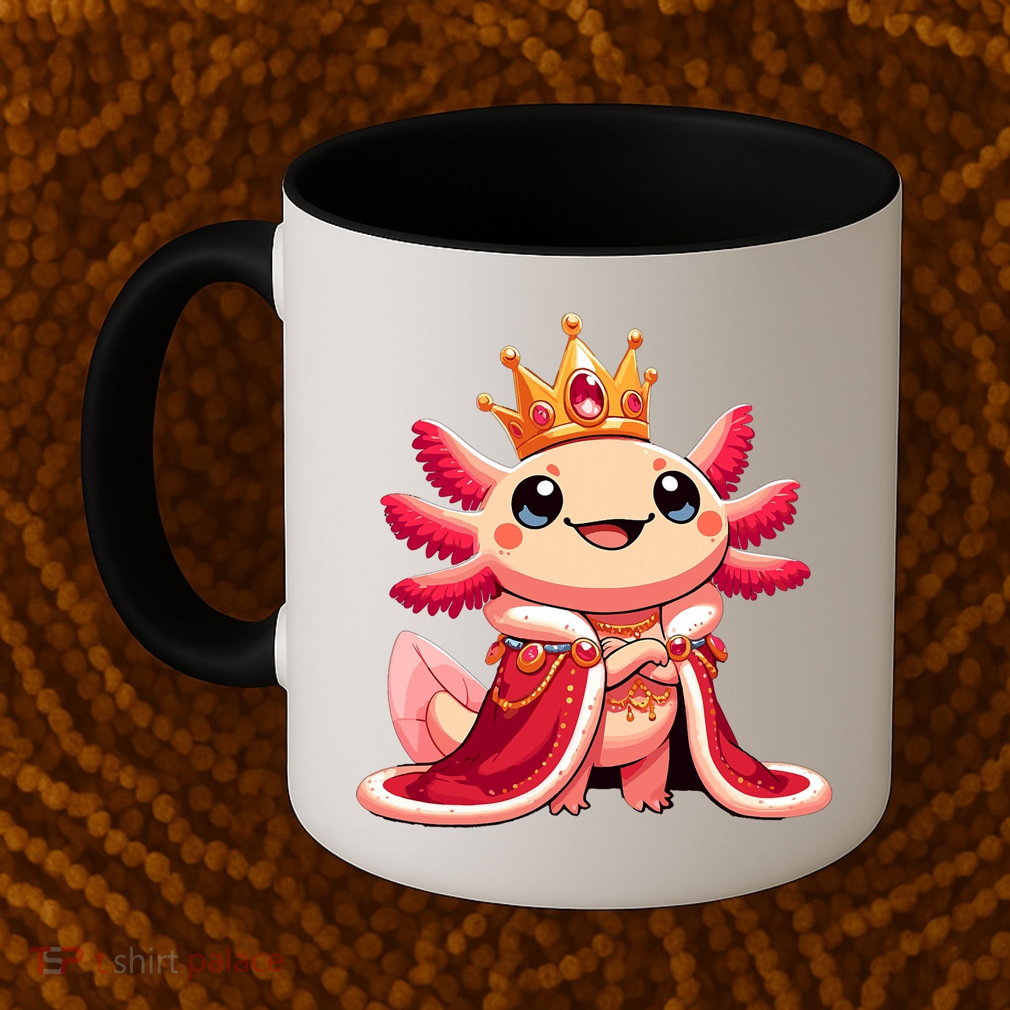 Axolotl Queen Anime Cute Kawaii Axolotl Coffee Mug