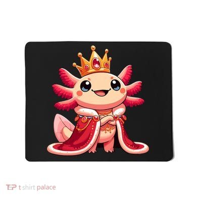 Axolotl Queen Anime Cute Kawaii Axolotl Mousepad