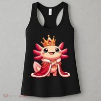 Axolotl Queen Anime Cute Kawaii Axolotl Women's Tank Top thumb 3