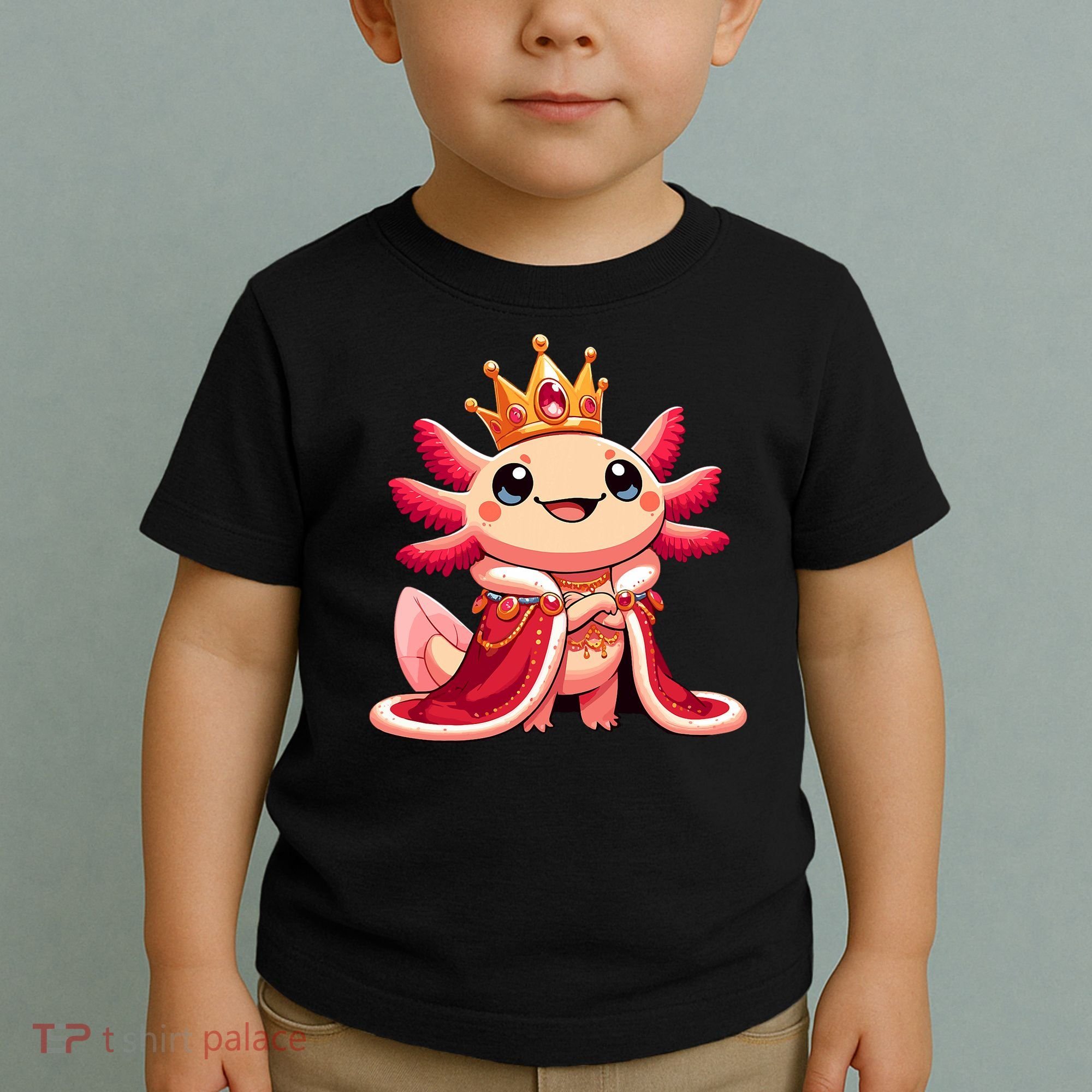 Axolotl Queen Anime Cute Kawaii Axolotl Toddler T-Shirt