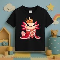 Axolotl Queen Anime Cute Kawaii Axolotl Toddler T-Shirt thumb 3