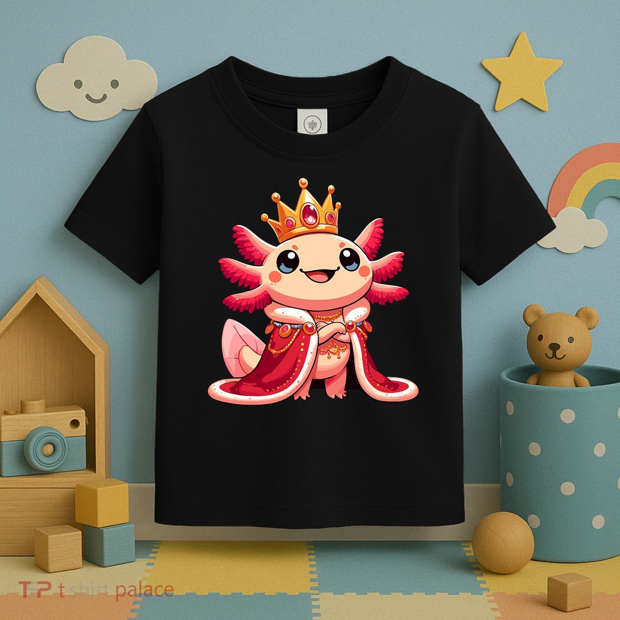 Axolotl Queen Anime Cute Kawaii Axolotl Toddler T-Shirt