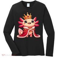 Axolotl Queen Anime Cute Kawaii Axolotl Women's Long Sleeve Shirt thumb 0
