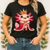 Axolotl Queen Anime Cute Kawaii Axolotl Women's T-Shirt thumb 2