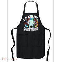 Axolotl Questions Anime Cute Kawaii Axolotl Apron thumb 0
