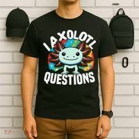 Axolotl Questions Anime Cute Kawaii Axolotl T-Shirt thumb 6