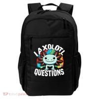 Axolotl Questions Anime Cute Kawaii Axolotl Backpack thumb 0