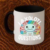 Axolotl Questions Anime Cute Kawaii Axolotl Coffee Mug thumb 2