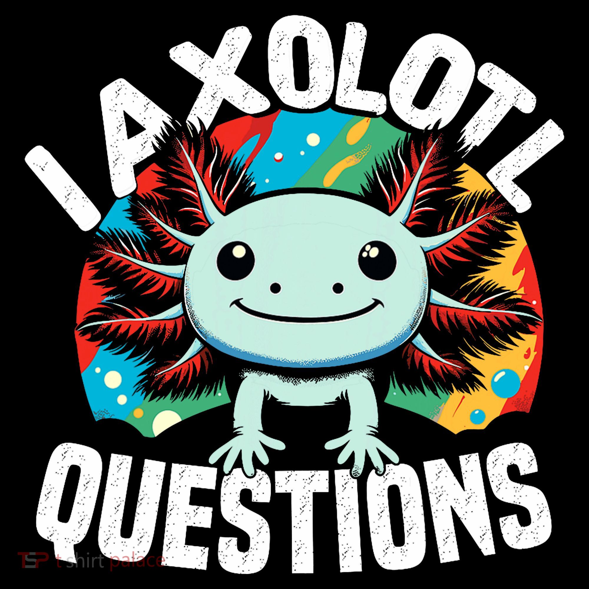 Axolotl Questions Anime Cute Kawaii Axolotl Coffee Mug
