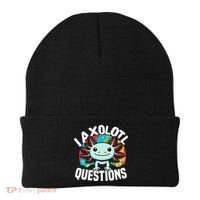 Axolotl Questions Anime Cute Kawaii Axolotl Beanie thumb 0