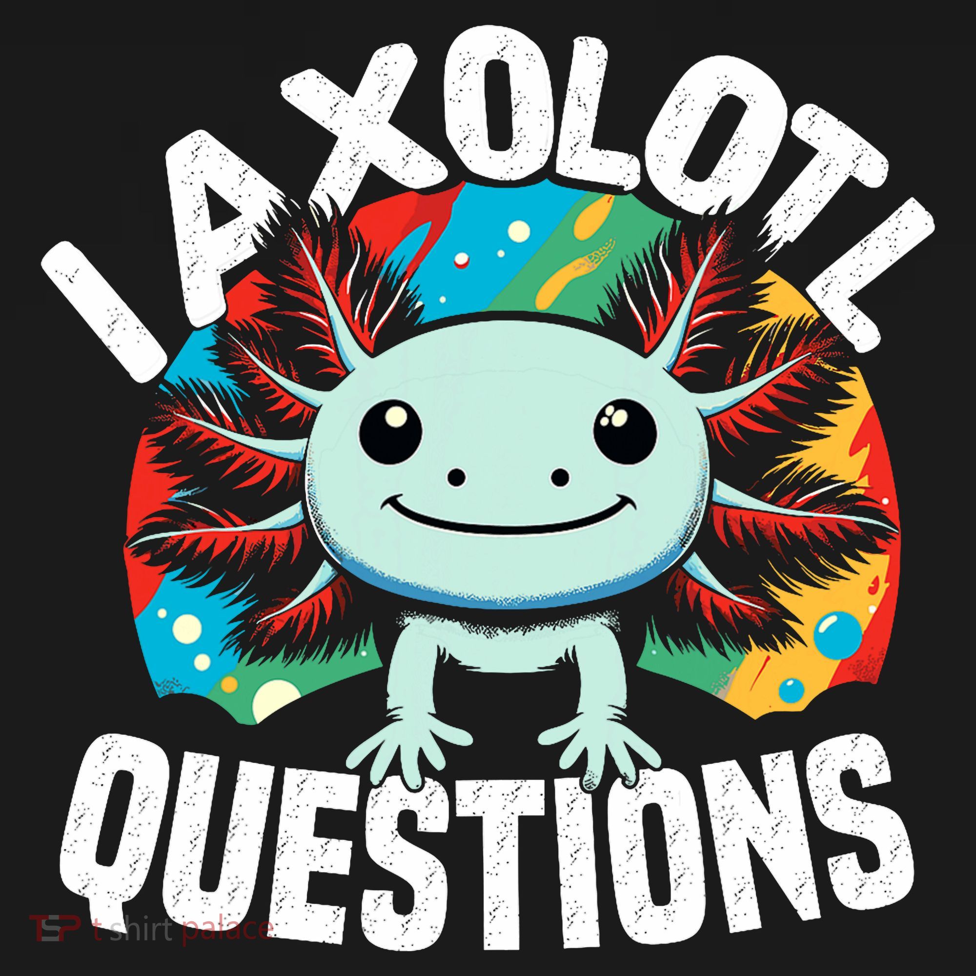 Axolotl Questions Anime Cute Kawaii Axolotl Women's Hoodie