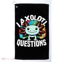 Axolotl Questions Anime Cute Kawaii Axolotl Golf Towel thumb 0