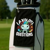 Axolotl Questions Anime Cute Kawaii Axolotl Golf Towel thumb 2