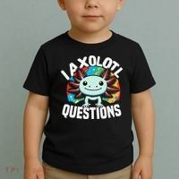 Axolotl Questions Anime Cute Kawaii Axolotl Toddler T-Shirt thumb 2