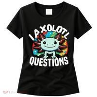 Axolotl Questions Anime Cute Kawaii Axolotl Women's T-Shirt thumb 0