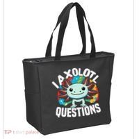 Axolotl Questions Anime Cute Kawaii Axolotl Tote Bag thumb 2